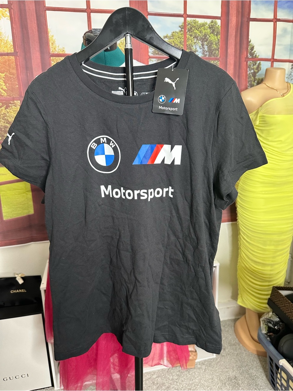 Puma BMW Motorsport Black Short Sleeve Tee